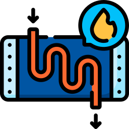 Heat exchanger icon