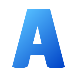 Letter a icon