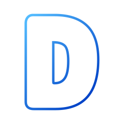 文字d icon