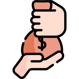 Pay debts icon