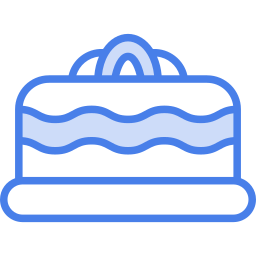 Tres leches cake icon