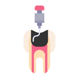 Clean tooth icon