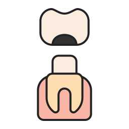 corona dentale icona