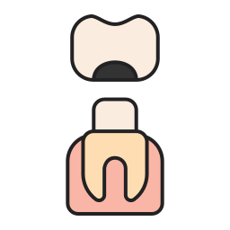 coroa dental Ícone