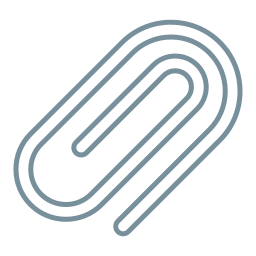 Paper clip icon