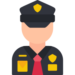 officier de police Icône