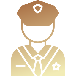 guardia de seguridad icono