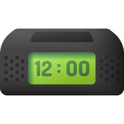 3d digital clock icon