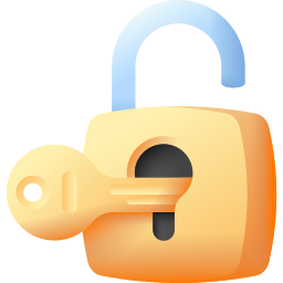 3d unlocked icon