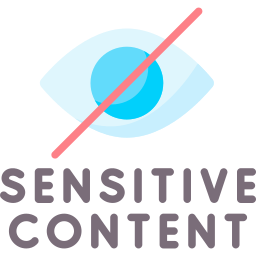 Sensitive content icon