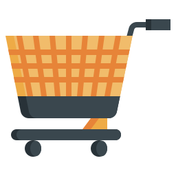 Trolley cart icon