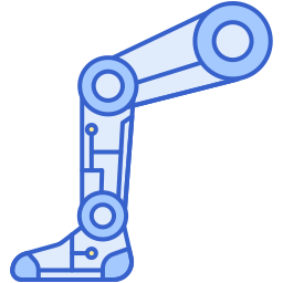 Bionic leg icon