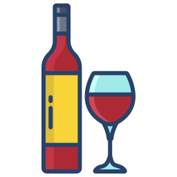 Красное вино иконка