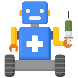 robot medico icono