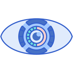 Cyber eye icon