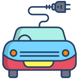 coche eléctrico icono