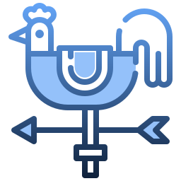 Weather vane icon