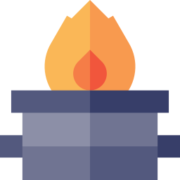 müllcontainer feuer icon