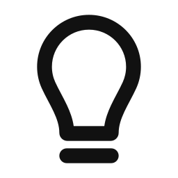 Light bulb icon