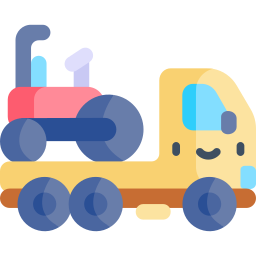 Semi truck icon