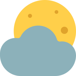 Cloud-moon icon