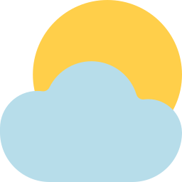 wolken-zon icoon