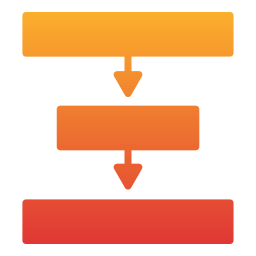 Flow chart icon