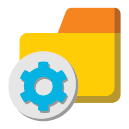 Folder gear icon