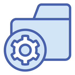폴더 기어 icon