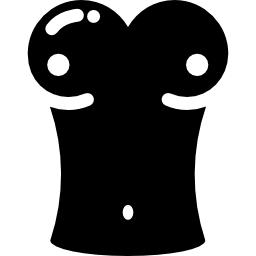 vrouwelijke torso icoon