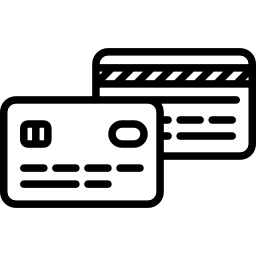 クレジットカードの両面 icon
