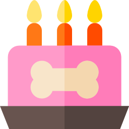 pastel de cumpleaños icono