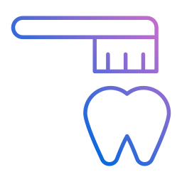 pulizia dentale icona