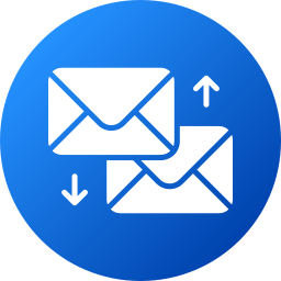 intercambiar correos icono