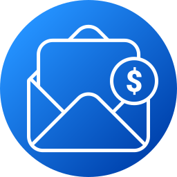 Dollar envelope icon