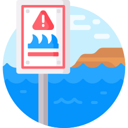 alerta de olas altas icono