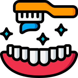 Brushing teeth icon