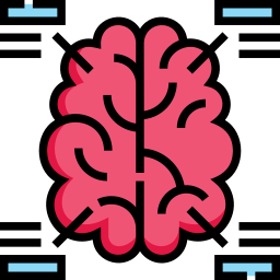 diagramma del cervello icona