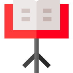 Music stand icon