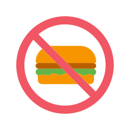 Нет бургера иконка