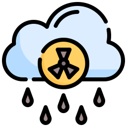 lluvia ácida icono