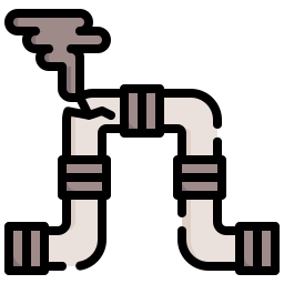 Gas pipe icon