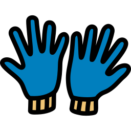 Winter gloves icon