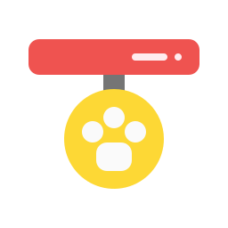 Pet collar icon