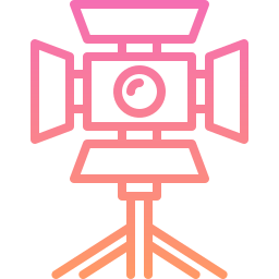 스튜디오 조명 icon