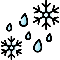 Freezing rain icon