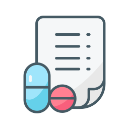 Medical prescription icon