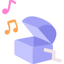 caja de música icono