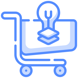 Trolley cart icon