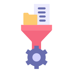 Data processing icon